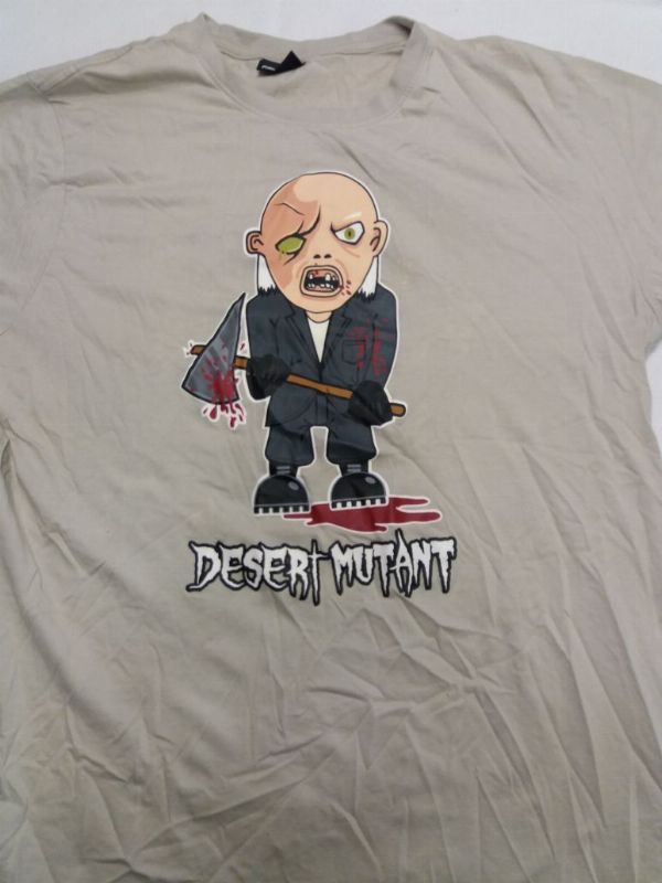T-Shirt kurzarm Desert Mutant, Crème-farben, Grösse XL
