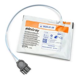 Elektroden Mindray MR62 zu BeneHeart C1A / C2
<br>für Erwachsene & Kinder
<br>Haltbarkeit: ca 5 Jahre